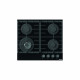 EDESA Encimera a gas  EGG-6041 TI TR CI N. 922272069. 4 zonas, Negro. Zona Gigante